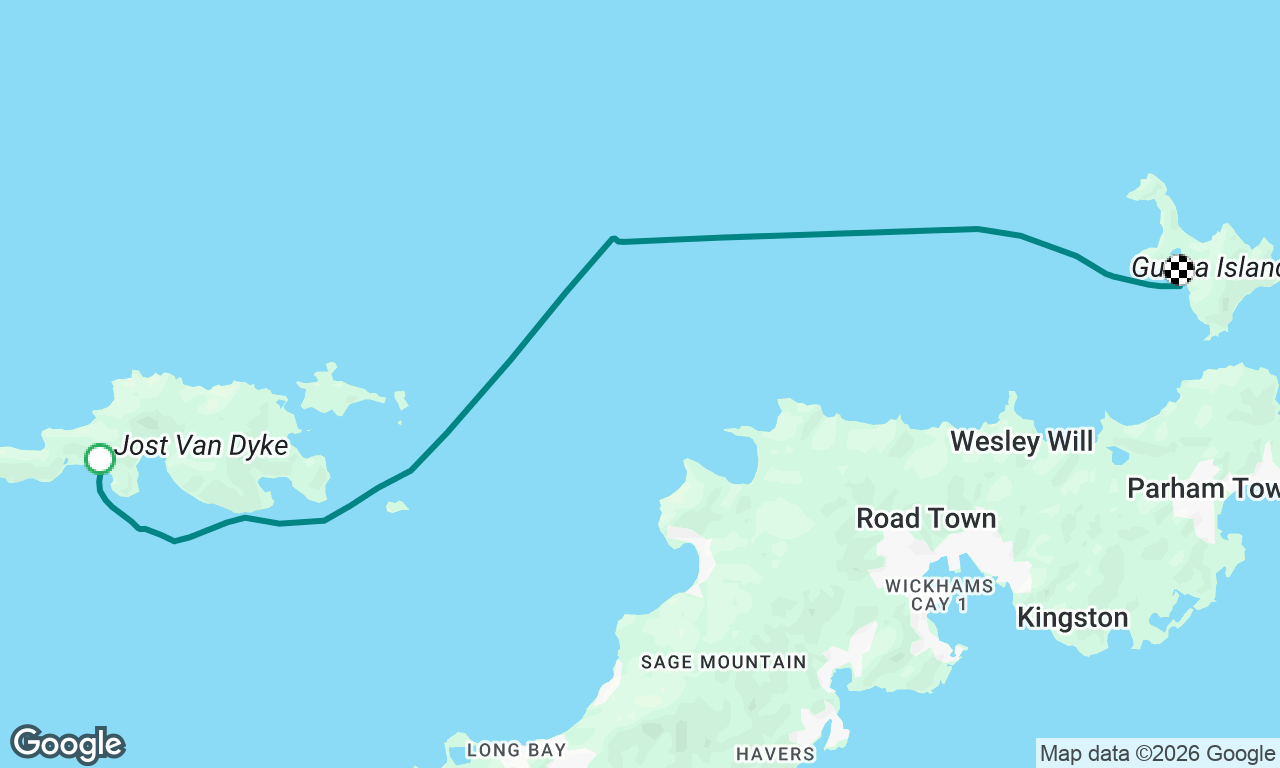 Jost Van Dyke to Guana Island 