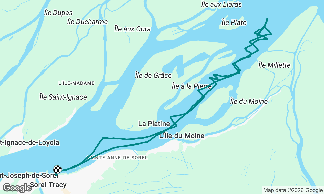 Voyage map