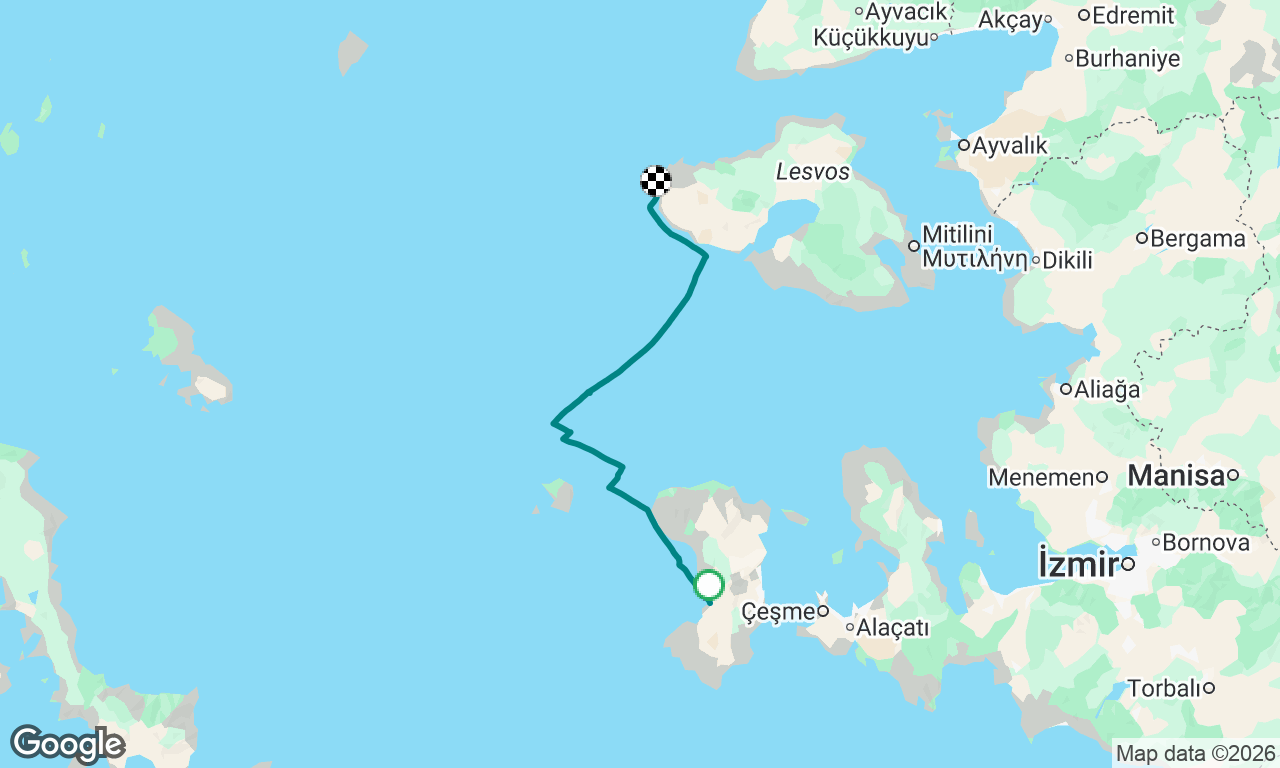 Voyage map