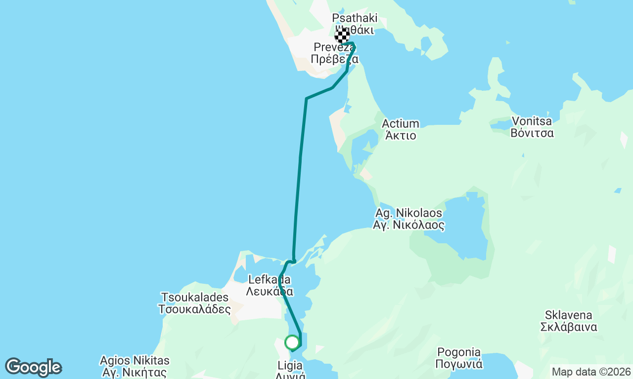 Lefkas Floating Bridge Crossing