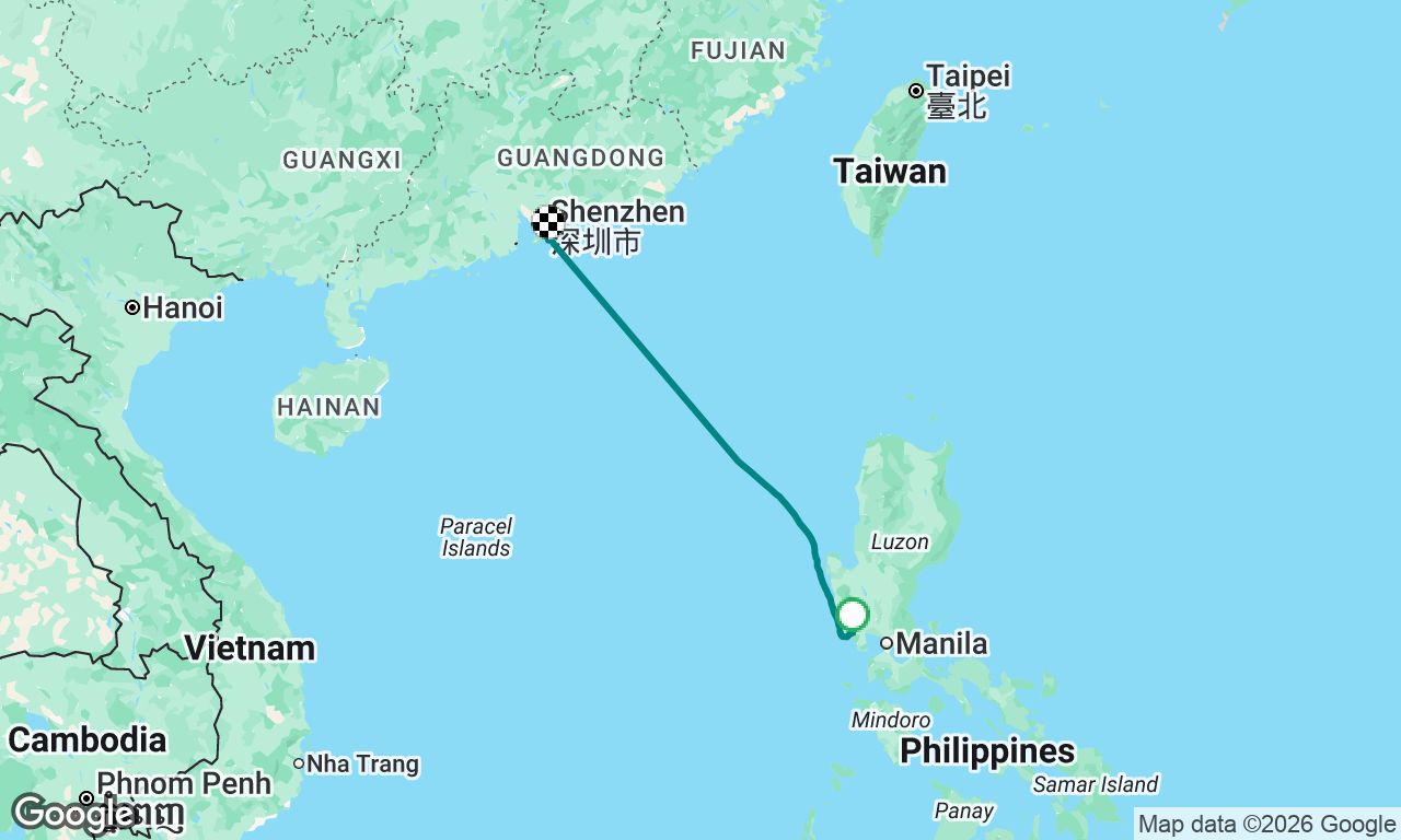 Zesst China Sea Race Return
