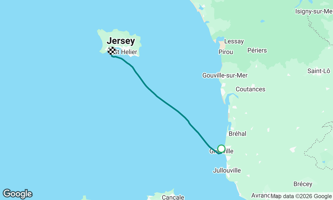 Granville to Portlet bay
