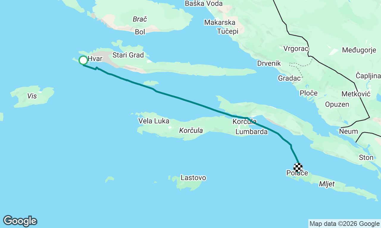 Hvar to Polace - Day 2