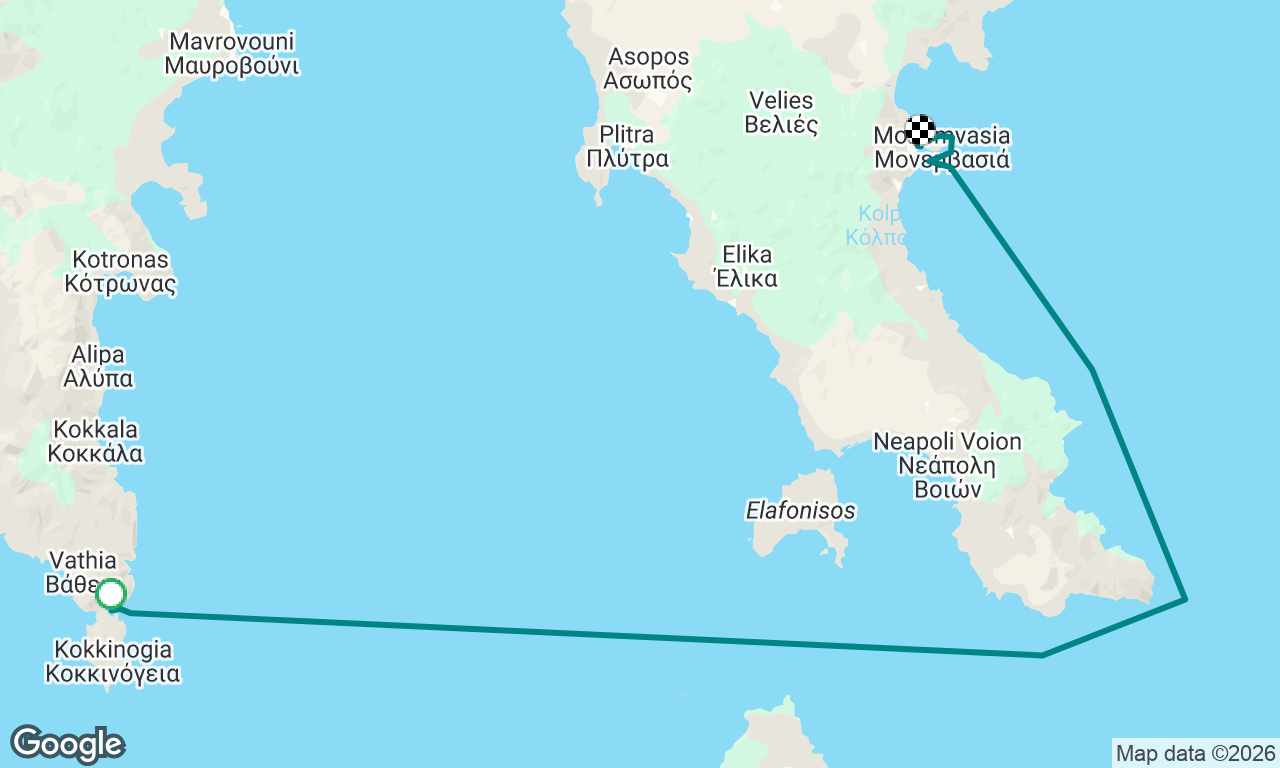 Voyage map