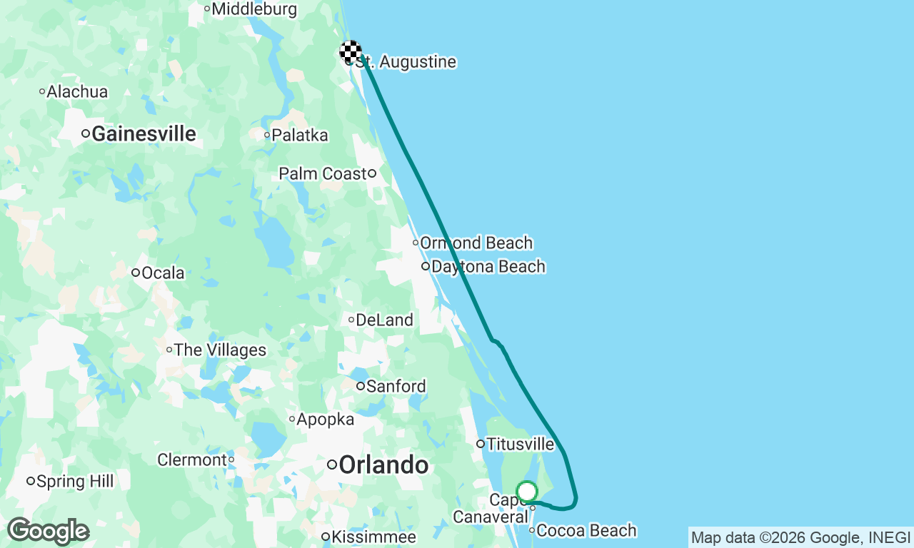 Voyage map