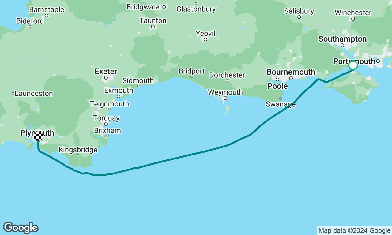 Cowes to Plymouth