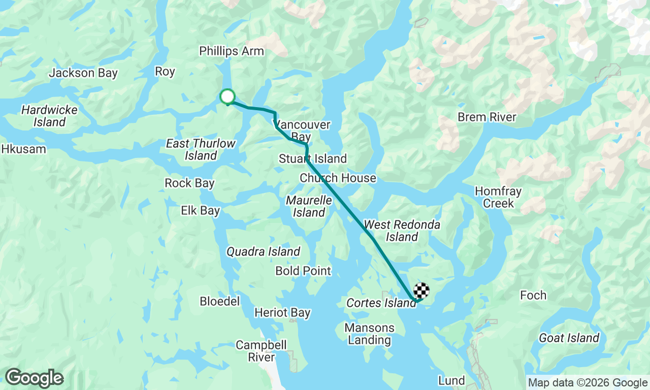 Voyage map