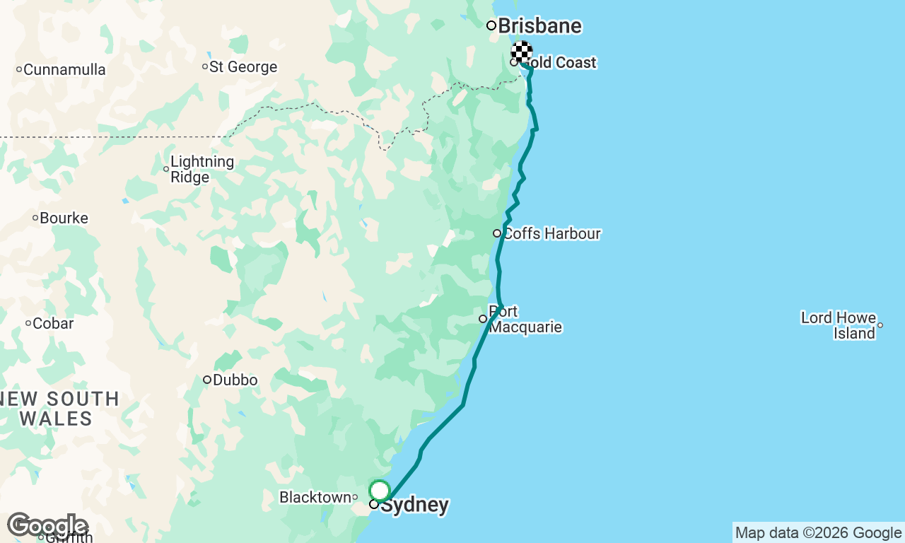 Sydney to Gold Coast race 2026
