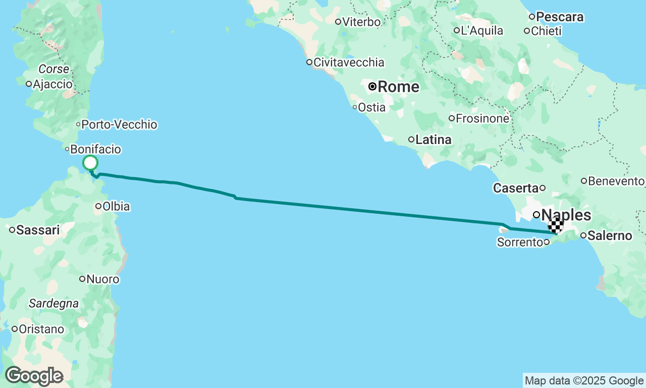 Sardinia to Sorento