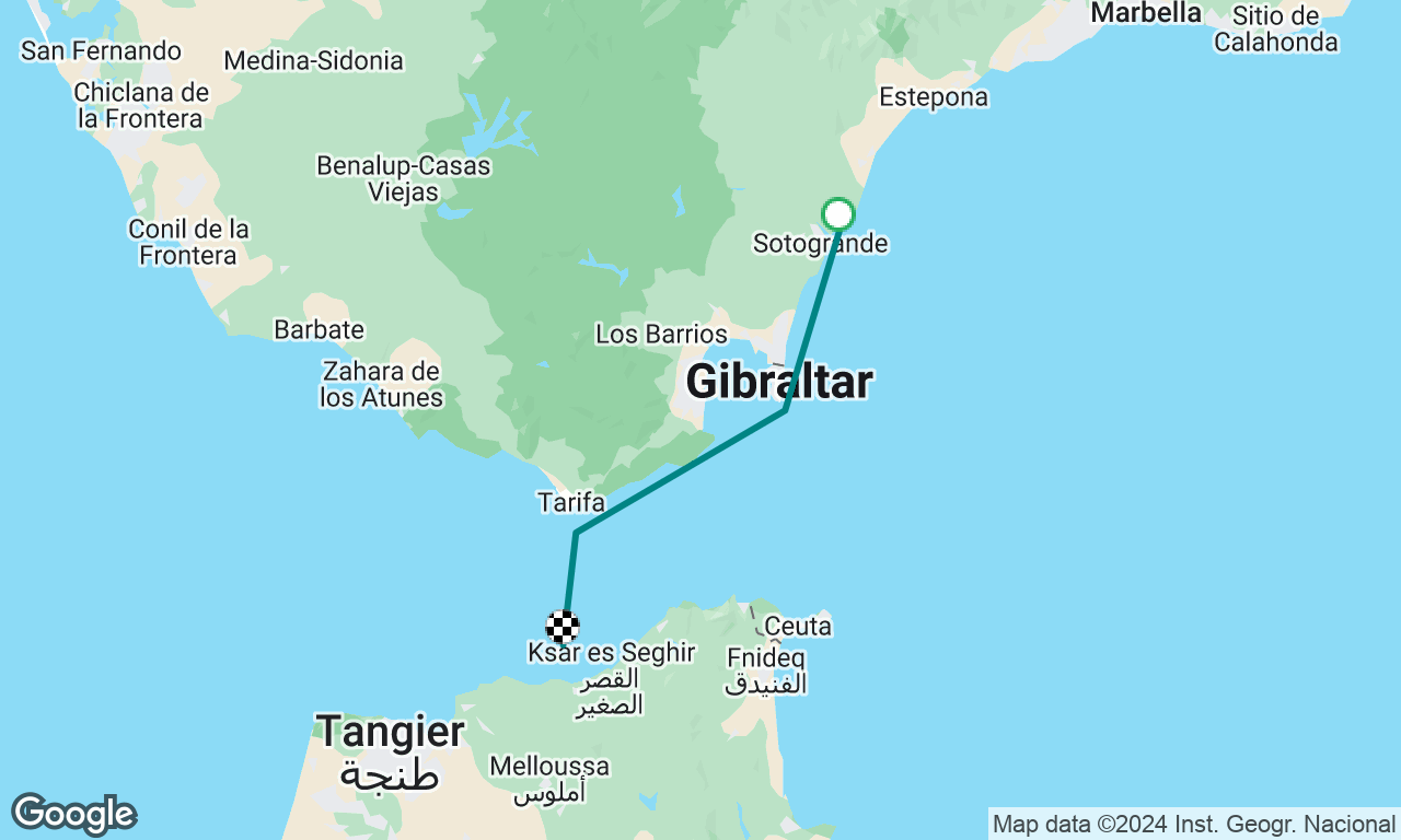 Soto Grande to Strait of Gibraltar