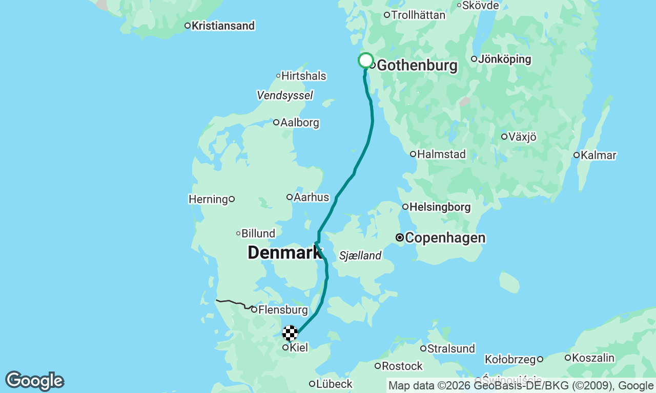 Exp Builder - Goteborg - Kiel leg
