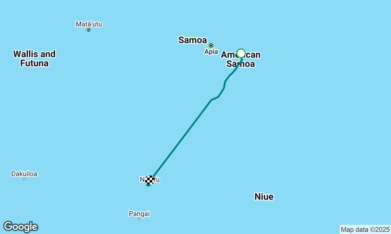 Pago Pago, Am Sam to Vava’u, Kingdom of Tonga