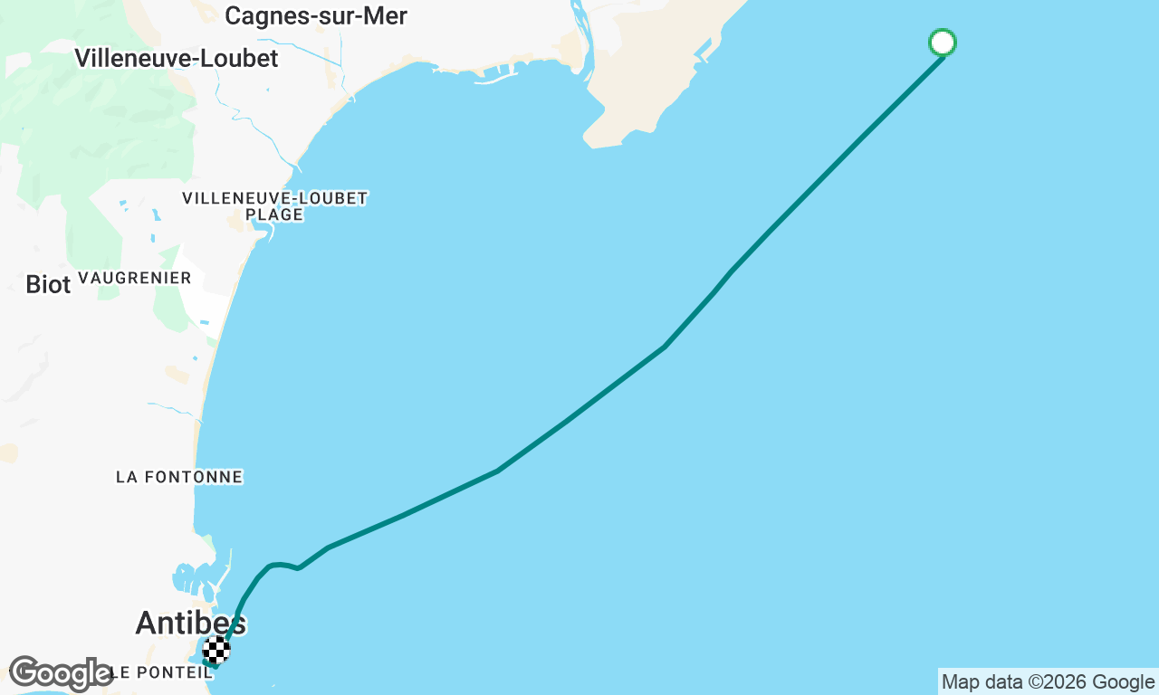 Voyage map
