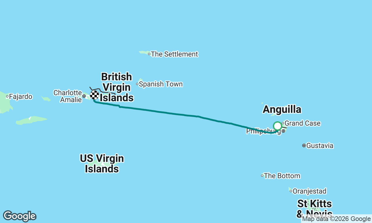 Voyage map