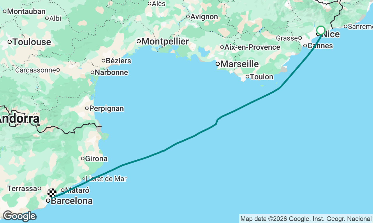 Voyage map