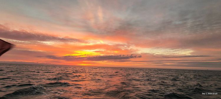 Voyage photo from bad weather continue my 2th 💯 solo Sailor from Am