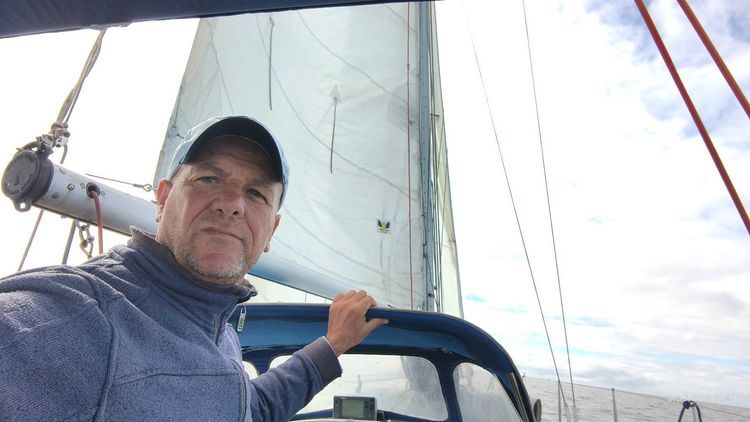 Voyage photo from bad weather continue my 2th 💯 solo Sailor from Am