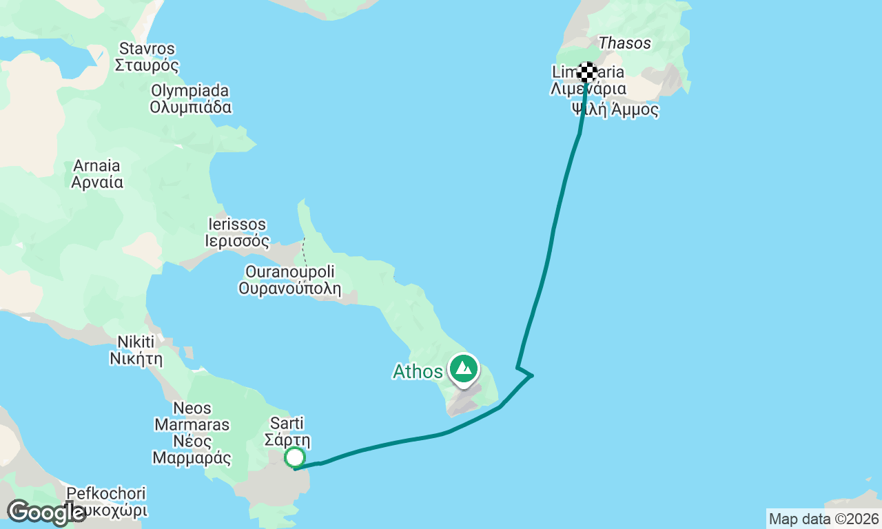 Voyage map