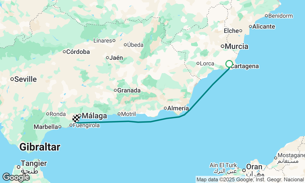 Cartagena to Benalmádena