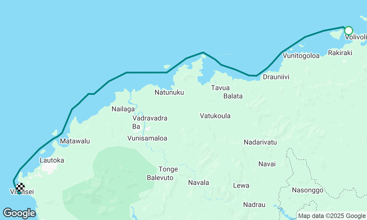 VoliVoli to Vuda Marina, Nadi Bay. 