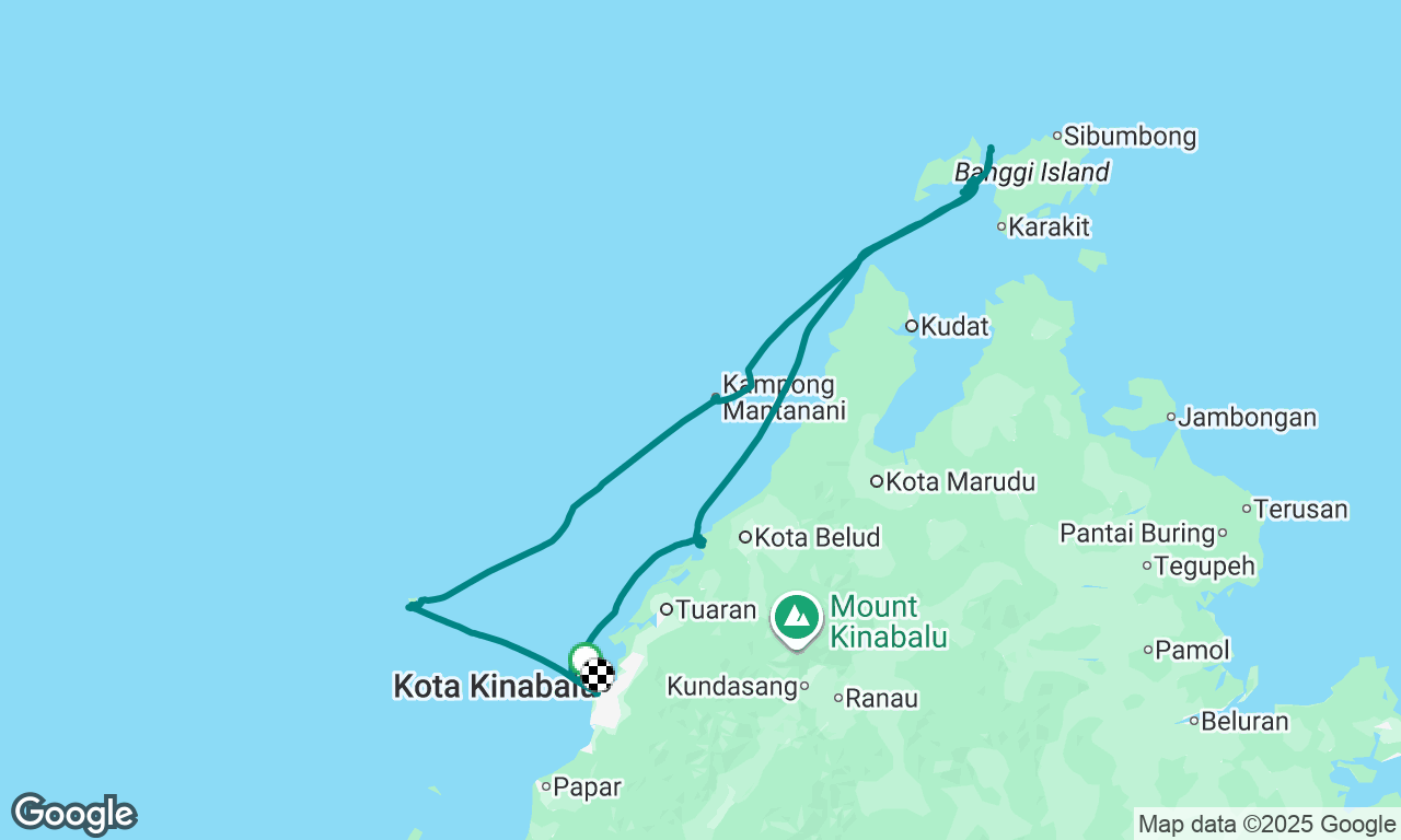 Voyage map