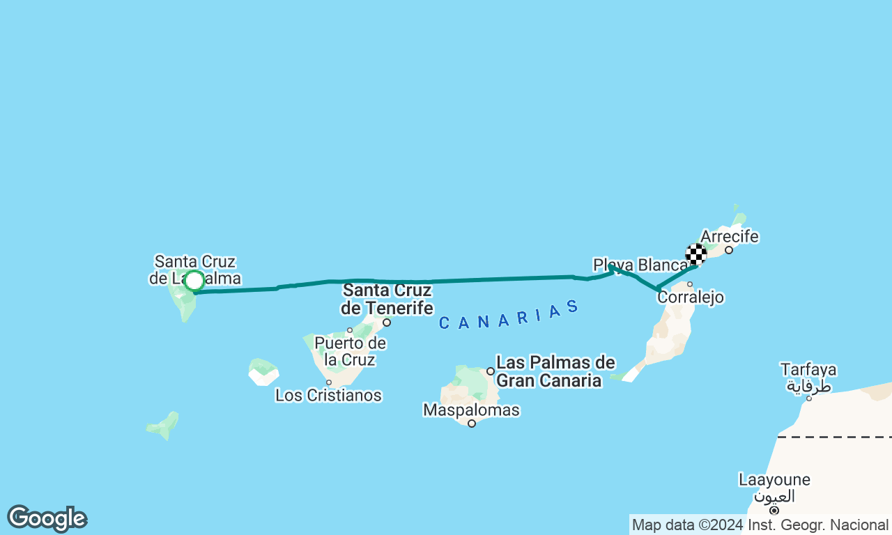 La Palma to Lanzarote