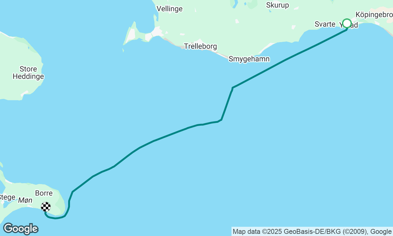 Summer trip 2025. Heading home day 2. Ystad - Klintholm