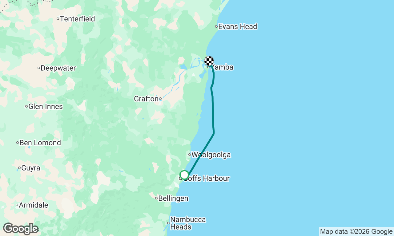 Coffs to Yamba