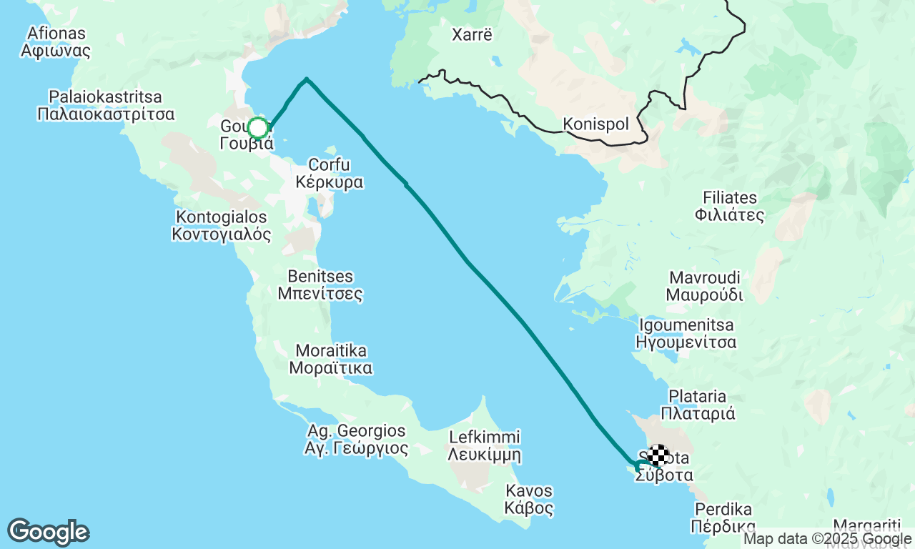 Gouvia to Syvota