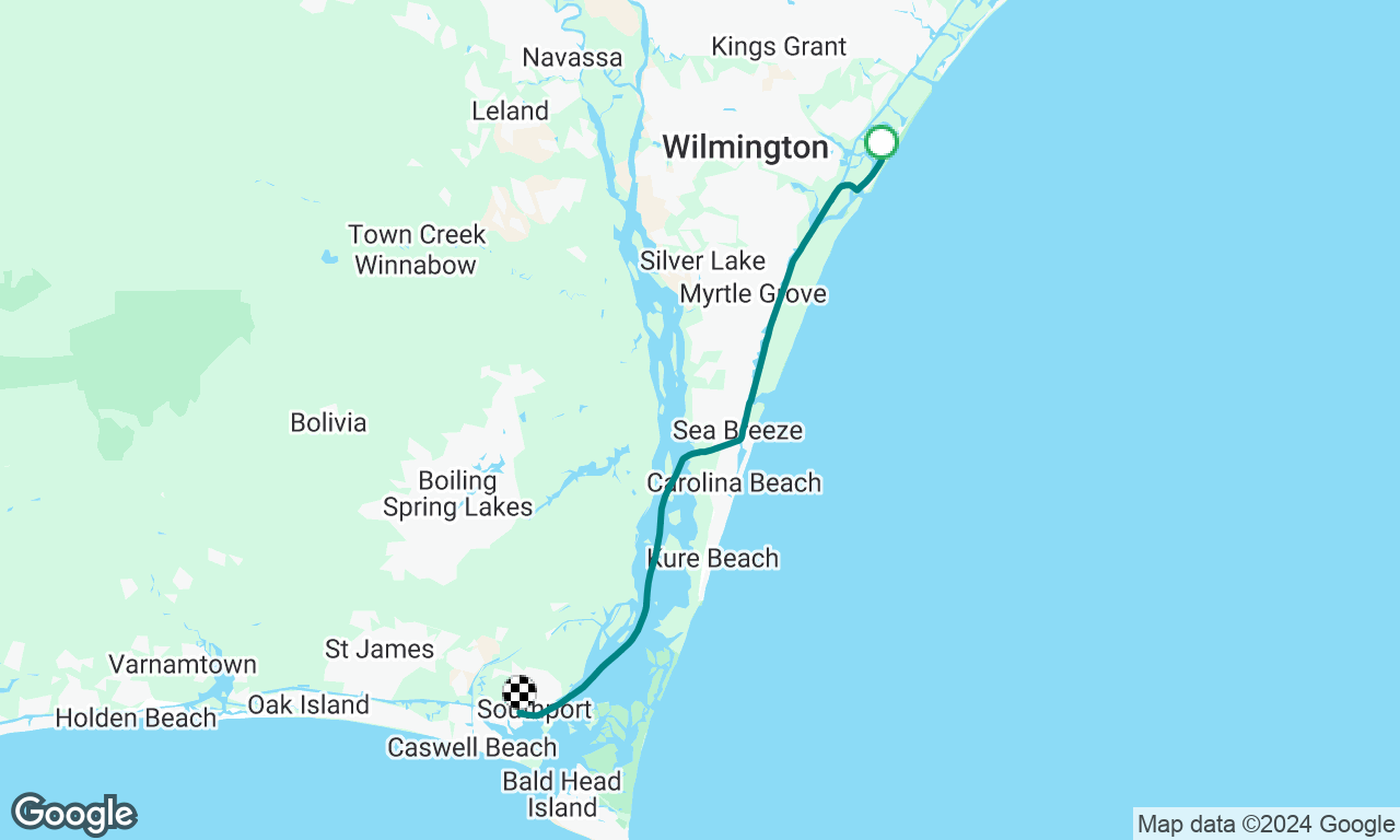 Wrightsville to Southport