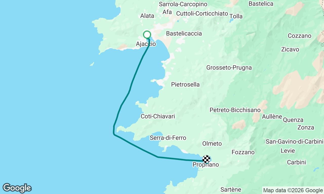 Voyage map