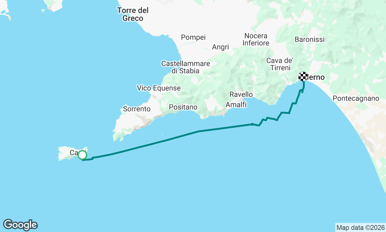 Voyage map