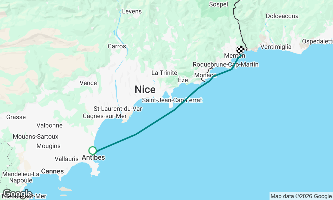 Voyage map