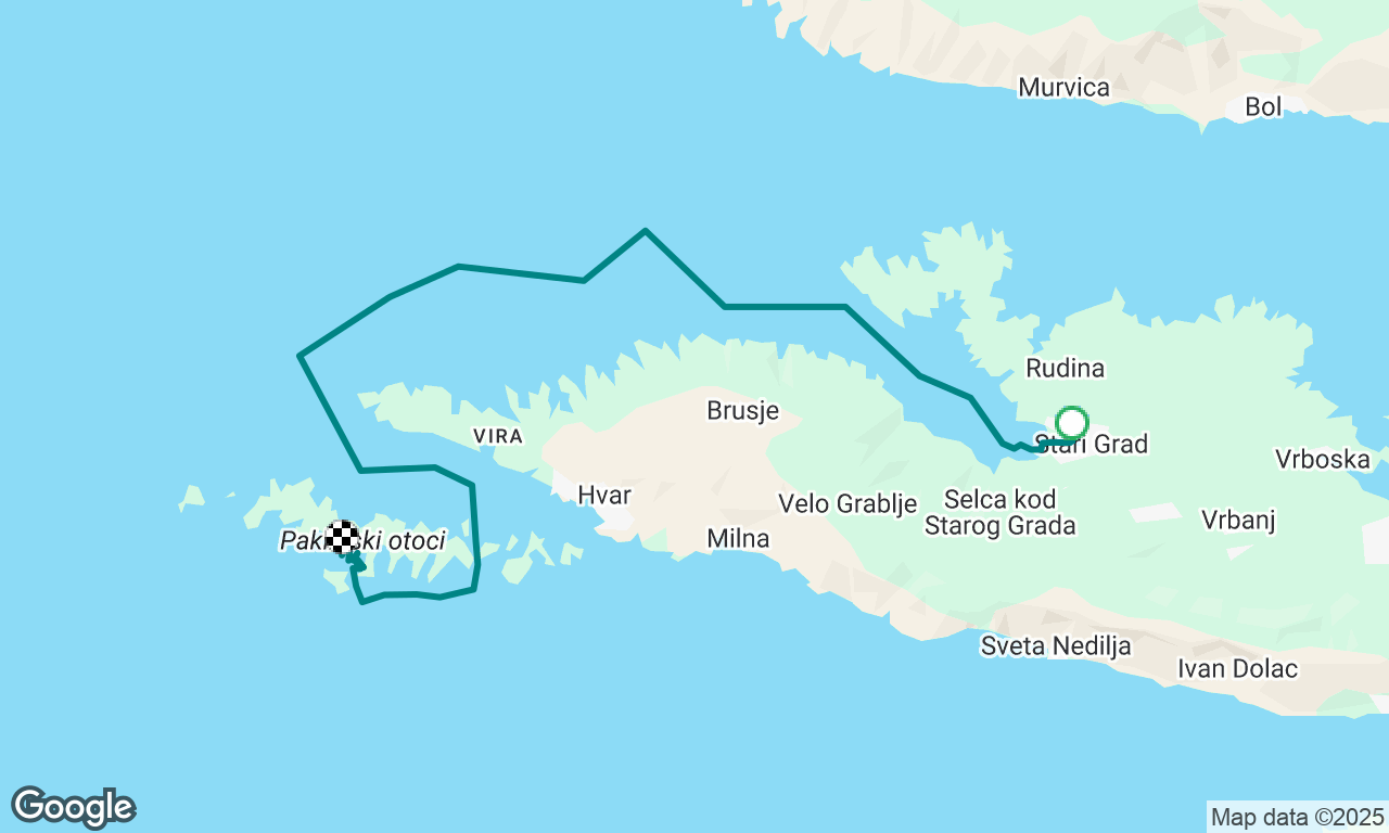 Stari Grad, Hvar to Soline, Pakleni Islands