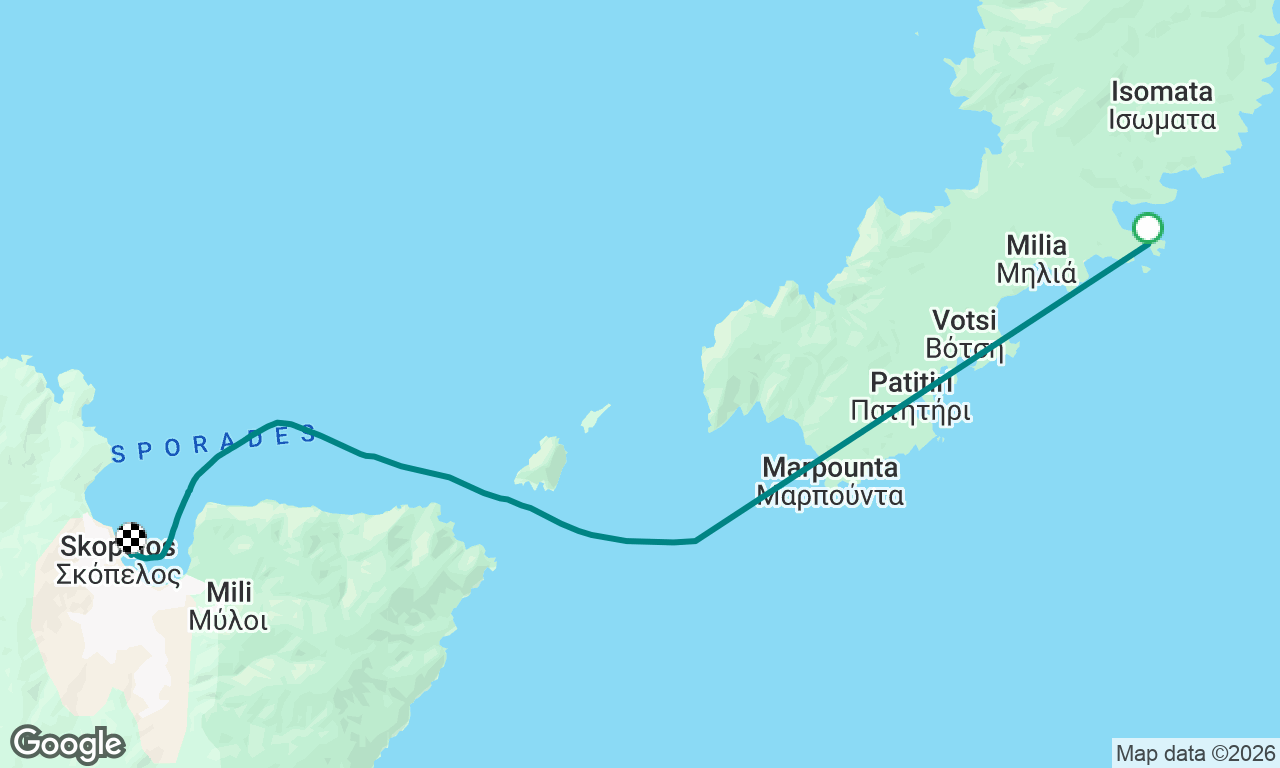 Voyage map