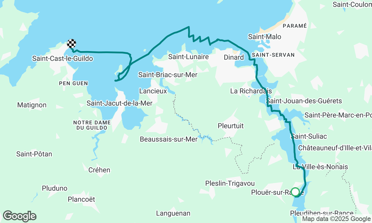 Sailing course day 4
Plouer to St Cast