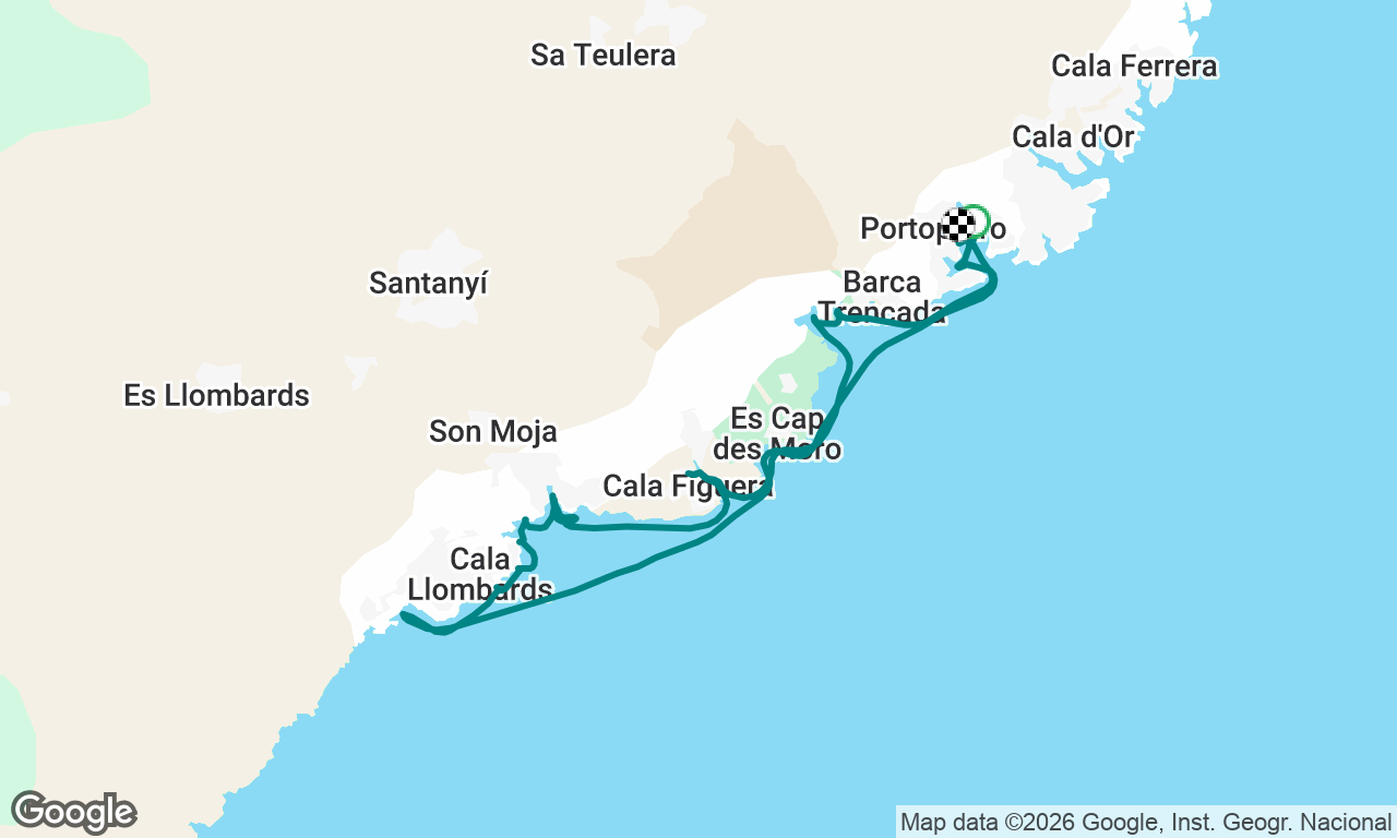 Voyage map