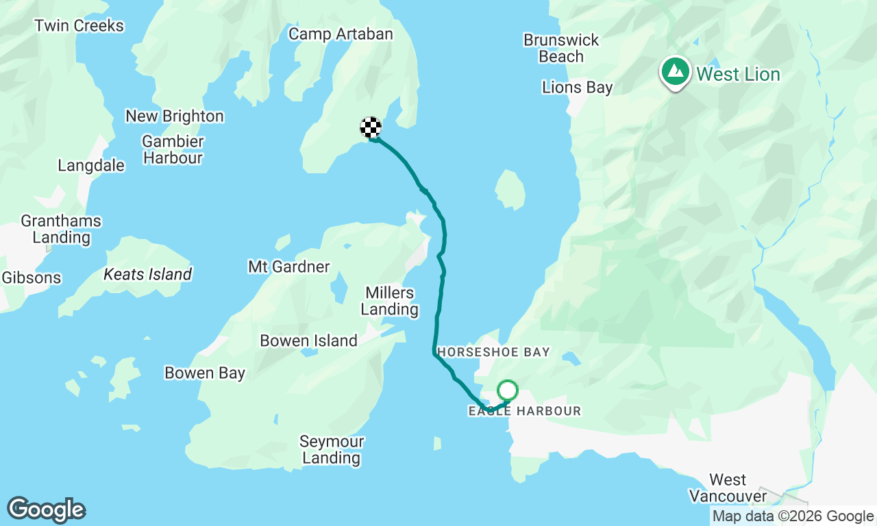 Voyage map