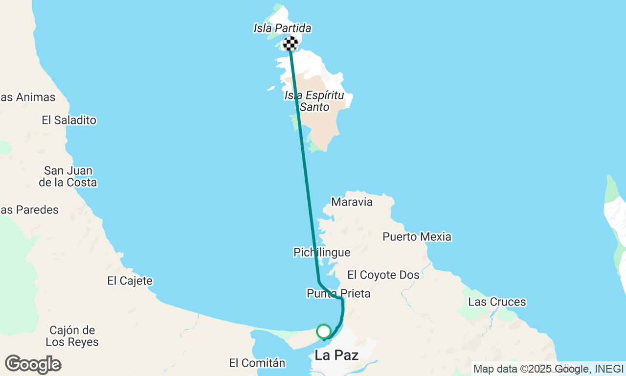 La Paz to Isla Partida