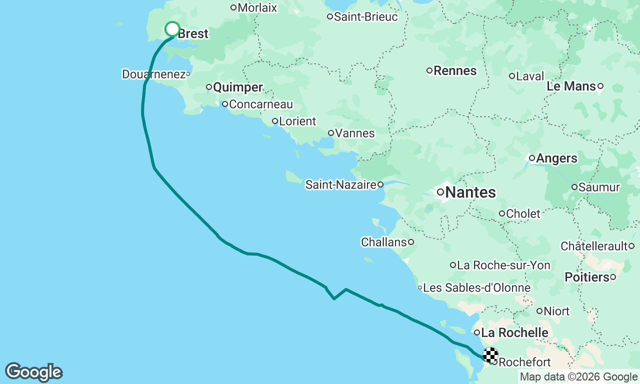 BREST to SOUBISE
