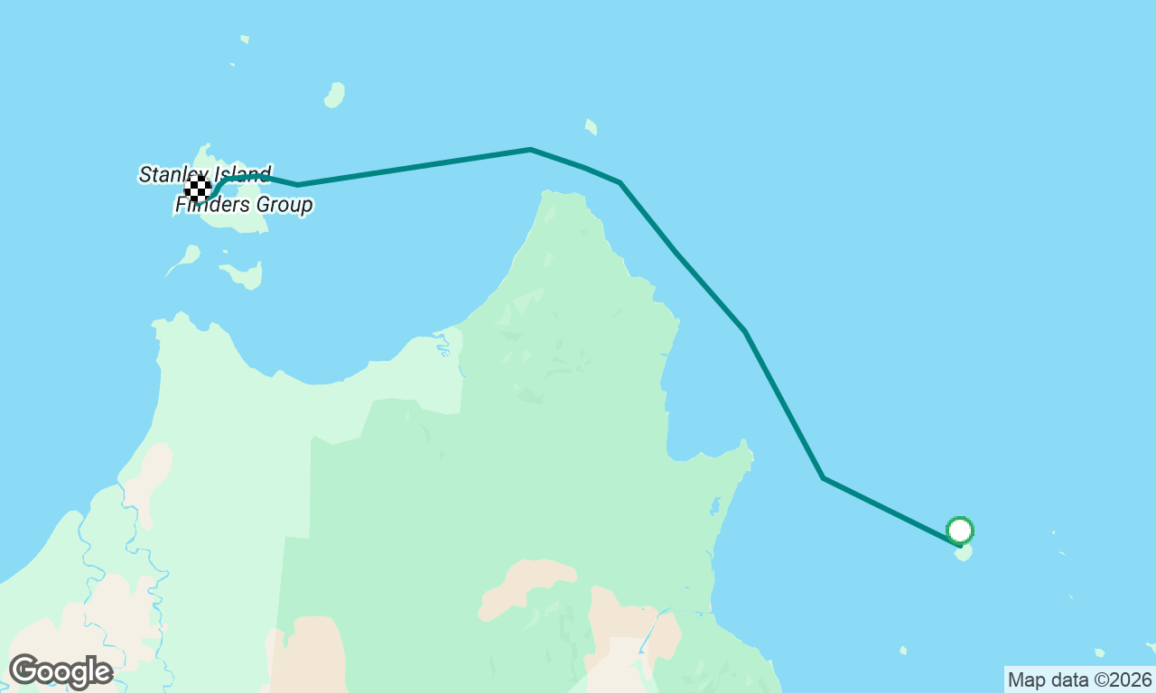 Bewick Island to flinders Island