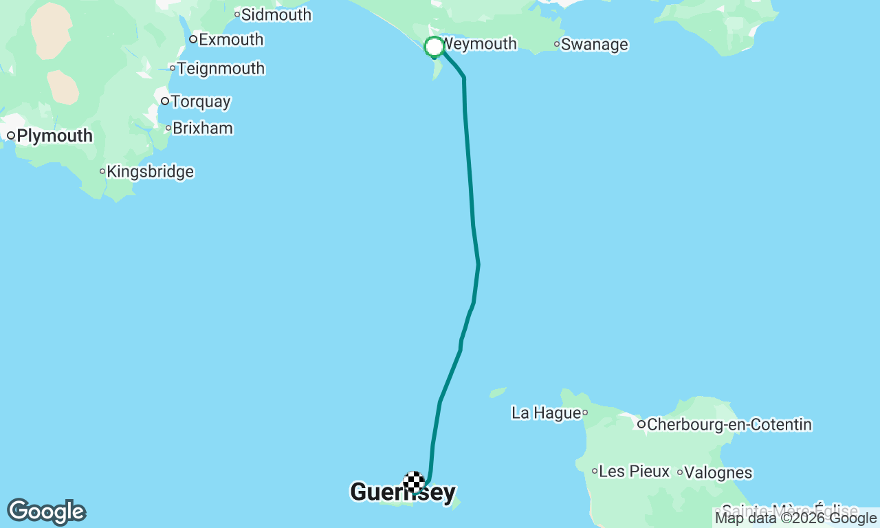 Portland to Guernsey - St Peter Port