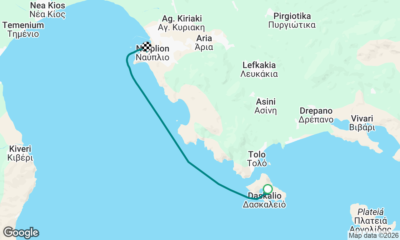 Romvi to Nafplio