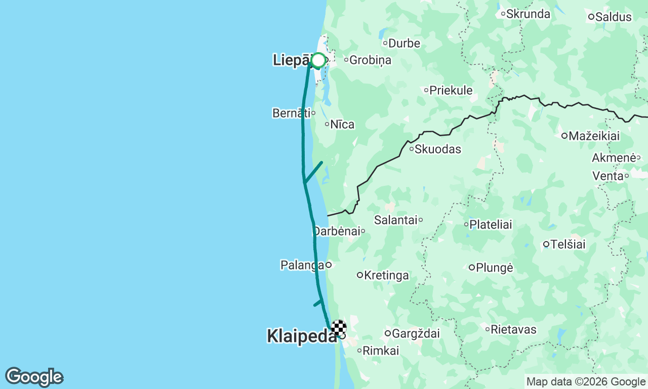 Voyage map
