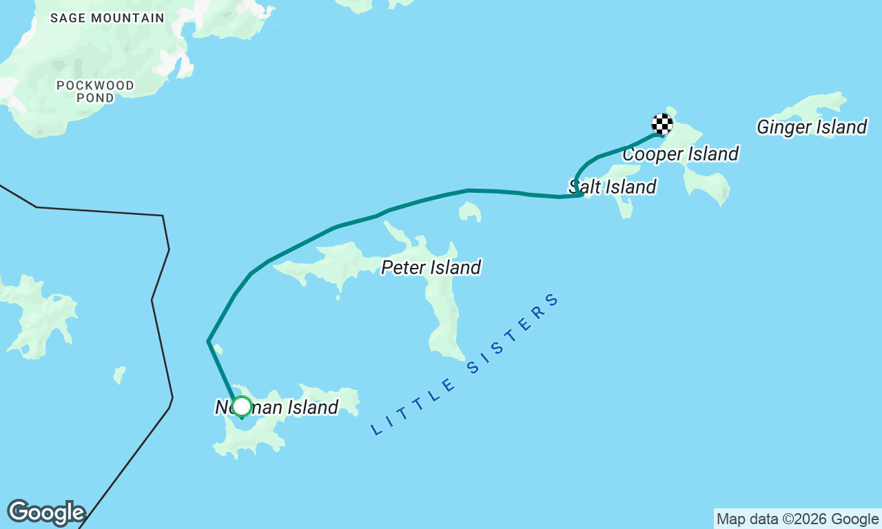 Day 7 Norman Island to Cooper Island