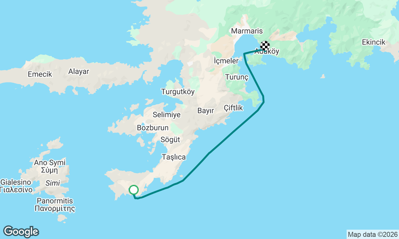Voyage map
