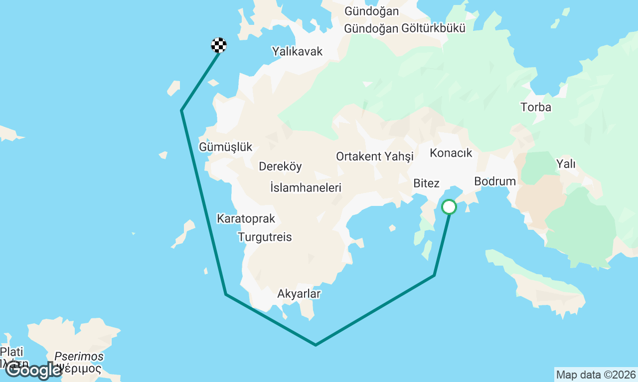 Voyage map