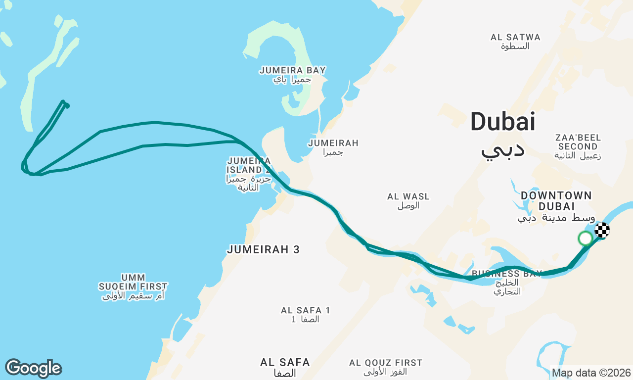 Voyage map