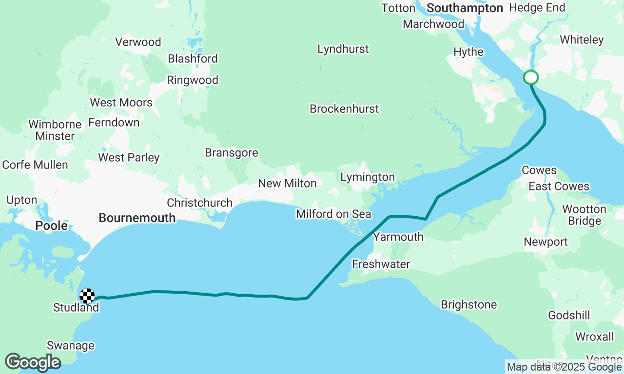 Hamble to Studland 