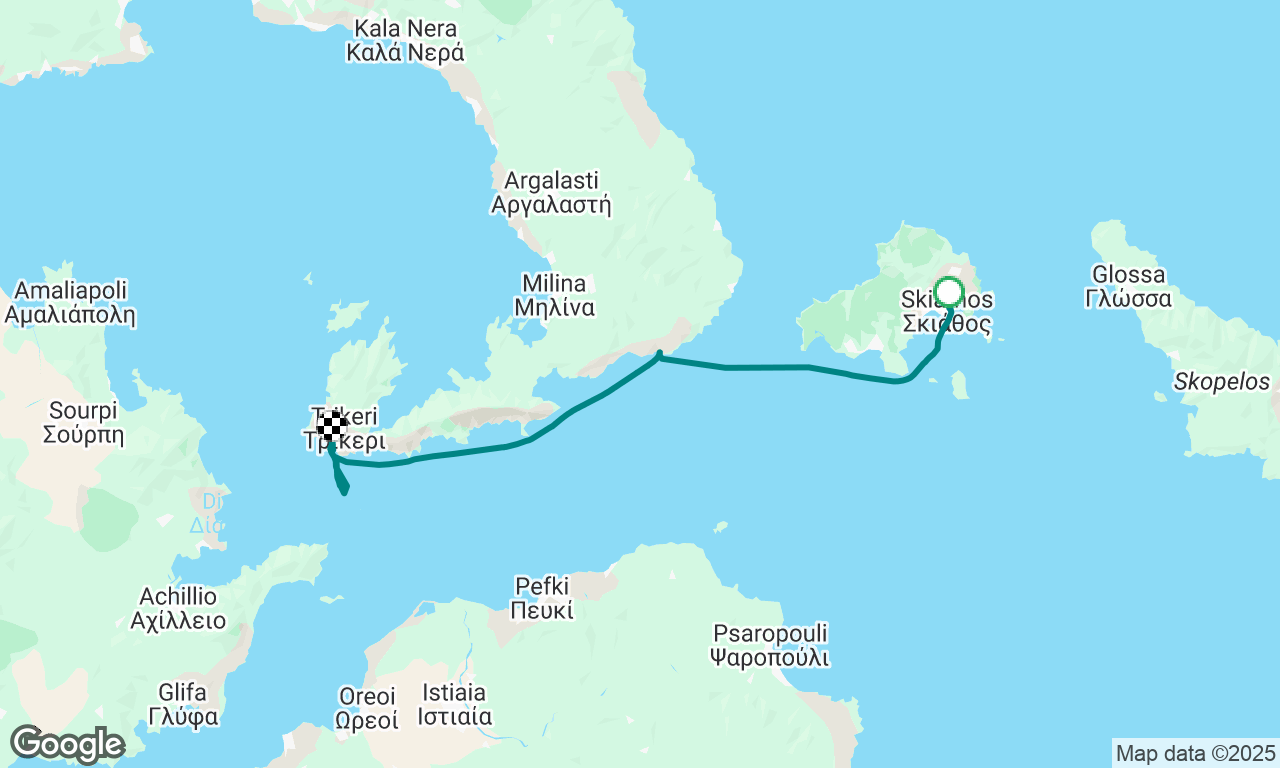Voyage map